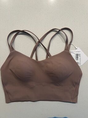 NWT • Lululemon • Like a Cloud Ribbed Longline Bra • Size 6 B/C Cup